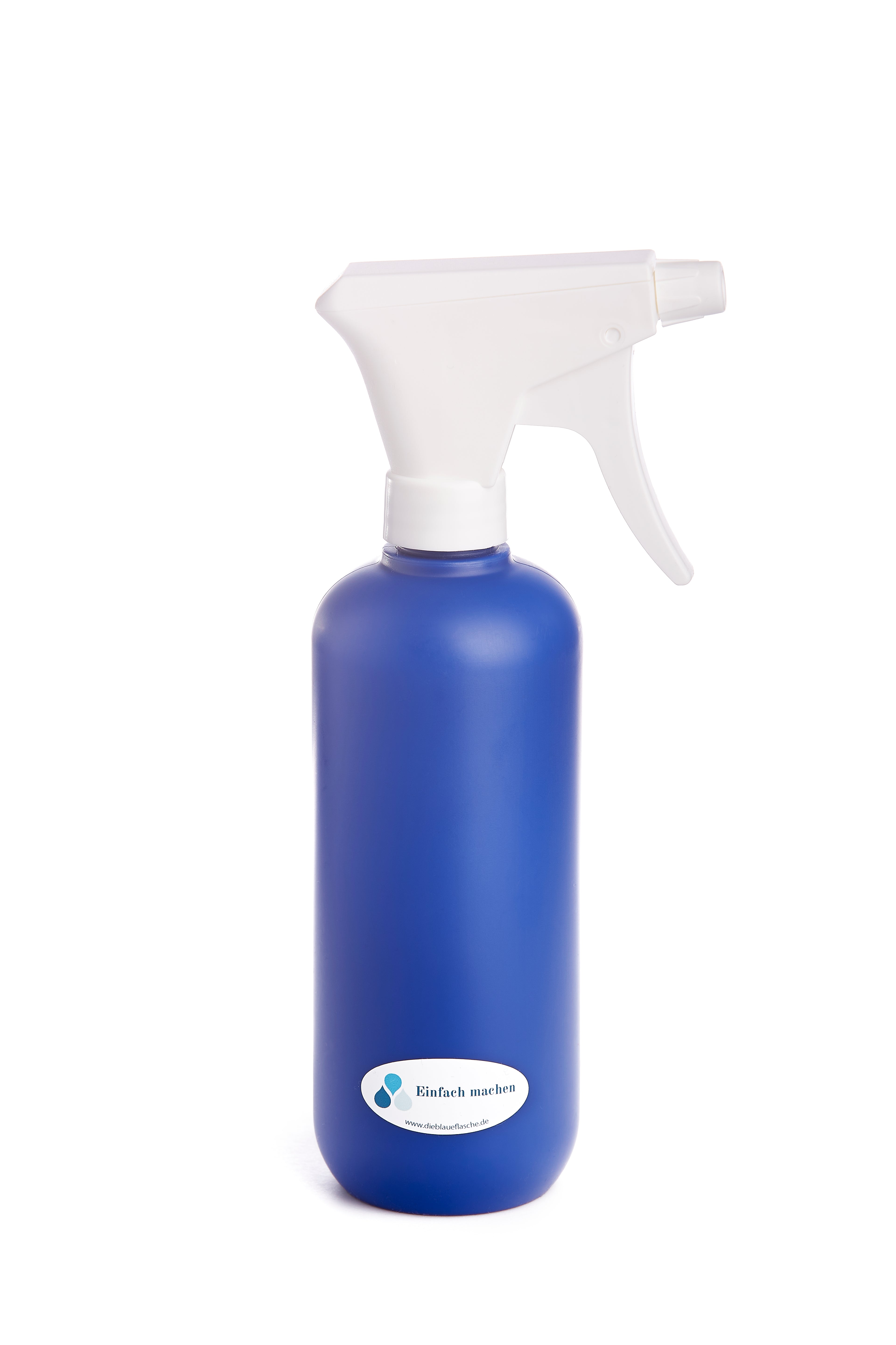Große blaue Flasche