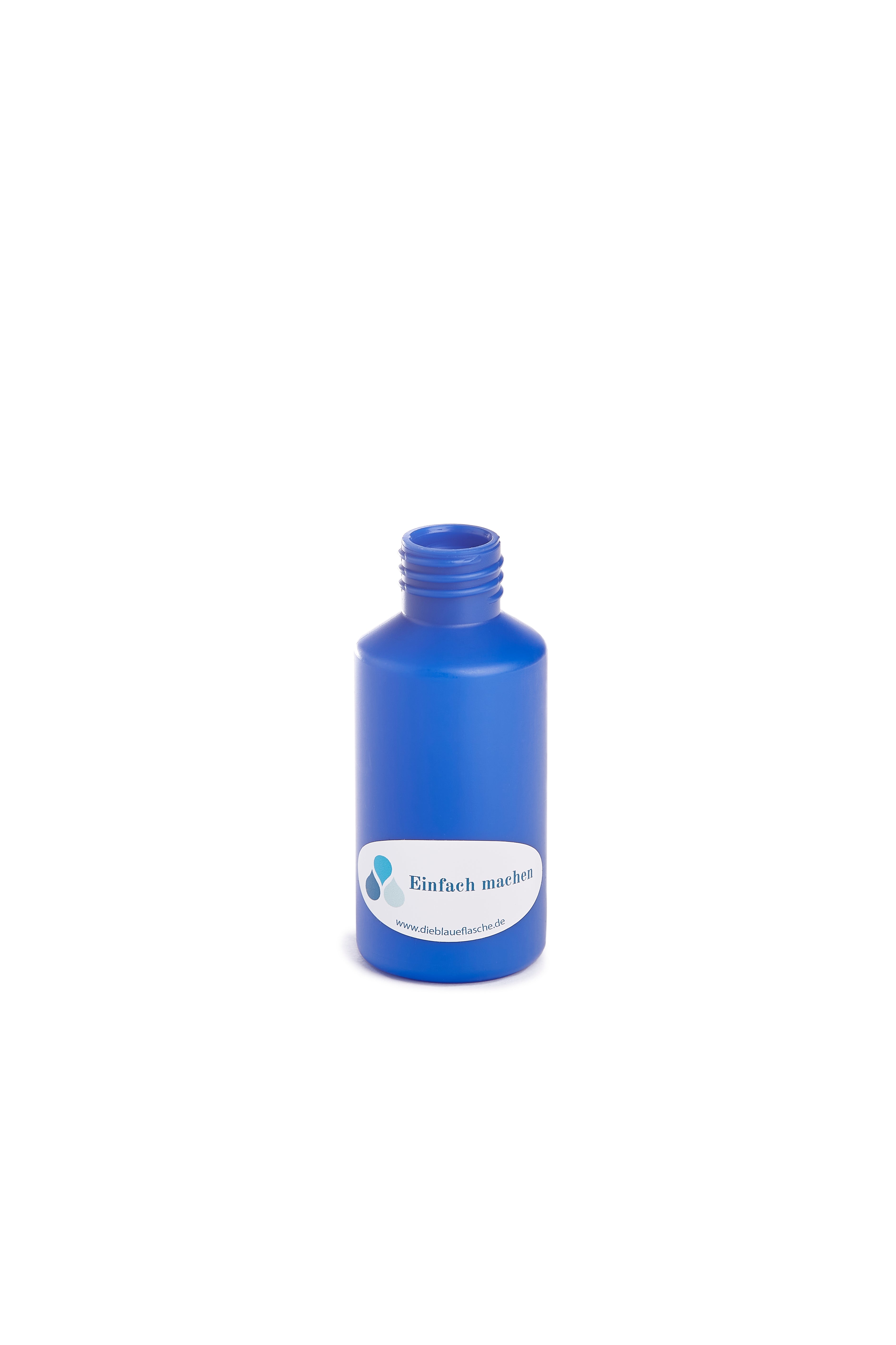 Flaschenkörper kleine blaue Flasche